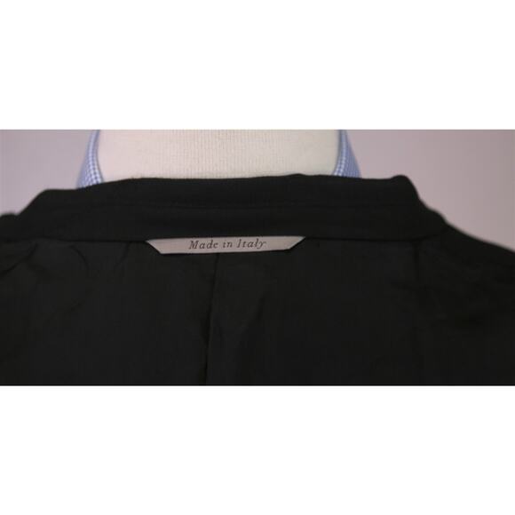 Canali 1934 Travel Water Resistant Black Woven 2-Btn Wool Blazer Jacket 44R - Picture 11 of 11